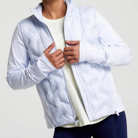 Calia Women's Cold Dash Run Jacket in Light Blue size XXL NWT - Picture 1 of 5